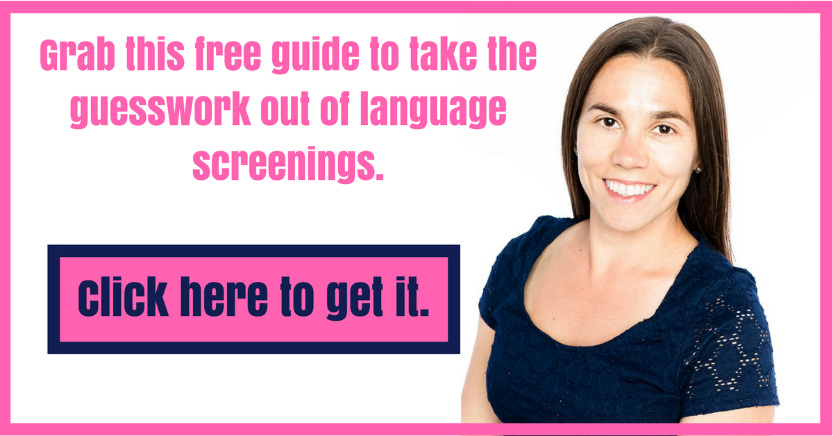 language screenings