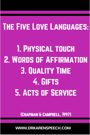 five love languages for slps